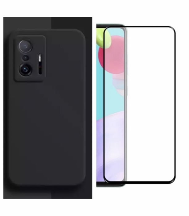 Husa Silicon Camera + Folie Sticla XIAOMI MI 11 Lite 12 Pro 13 PRO 14C 15C