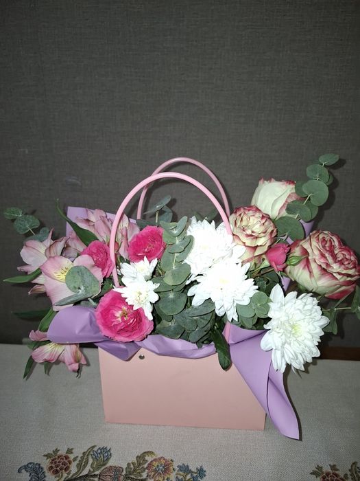 Букет свежий цветы