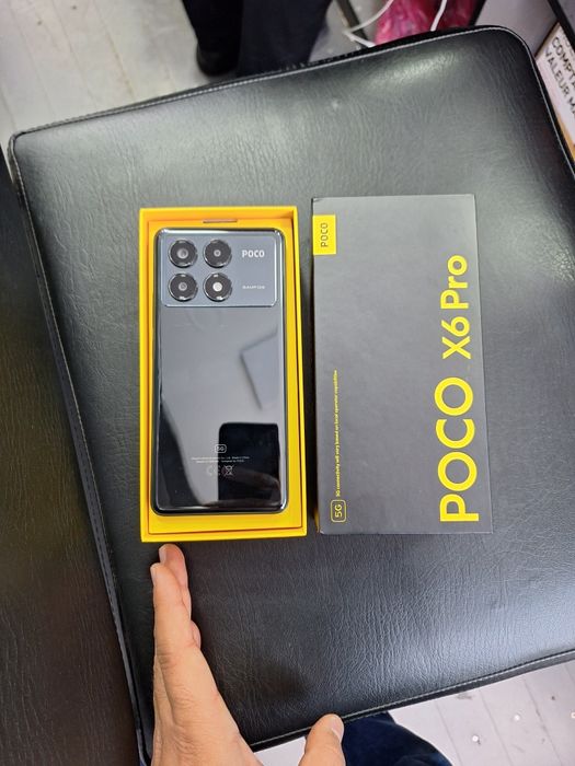 Poco X6 pro 12/512 1 йил гарантияси бор