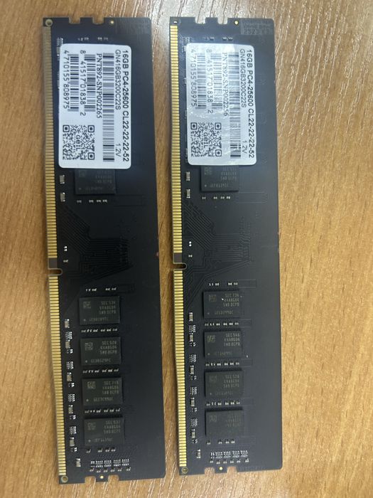 Озу DDR4 16гб 3.200гц. 2шт