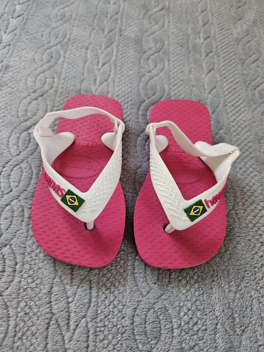 Бебешки сандали HAVAIANAS Baby Brasil Logo II Hollywood rose