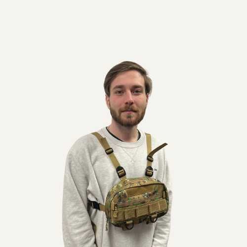 Rucsac de piept camo