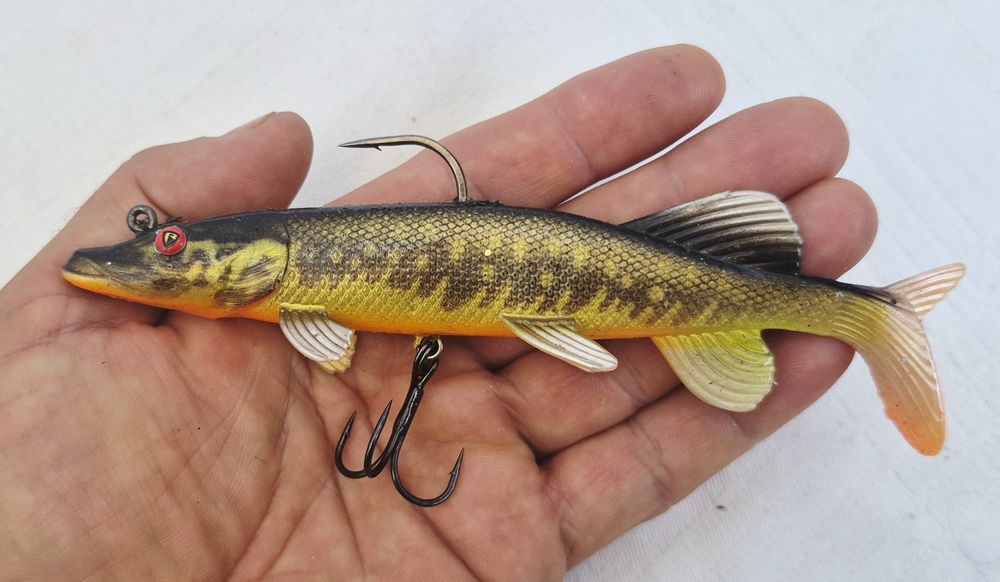Swimbait Fox Rage Realistic Replicant Pike Shallow, Supernatural Hot Pike, 15cm