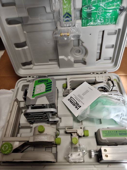 ПРОФЕСИОНАЛЕН 4D Лазерен Нивелир Huepar ZK04CG – 16 Линии