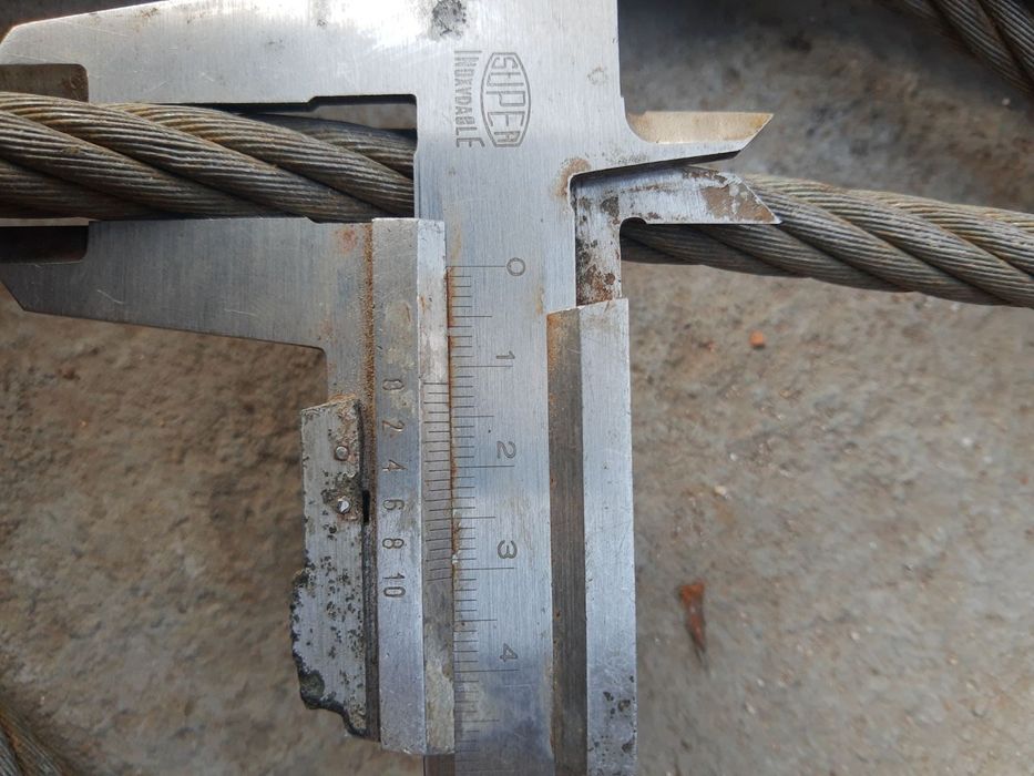 Метално въже за теглене 20м.