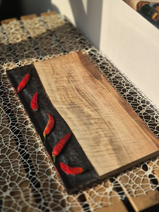 Дъски за сервиране на мезета от епоксидна смола
