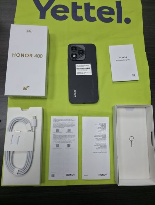 НЕАКТИВИРАН 256GB Honor 400 lite Yettel Гаранция 2028г. Black | Черен