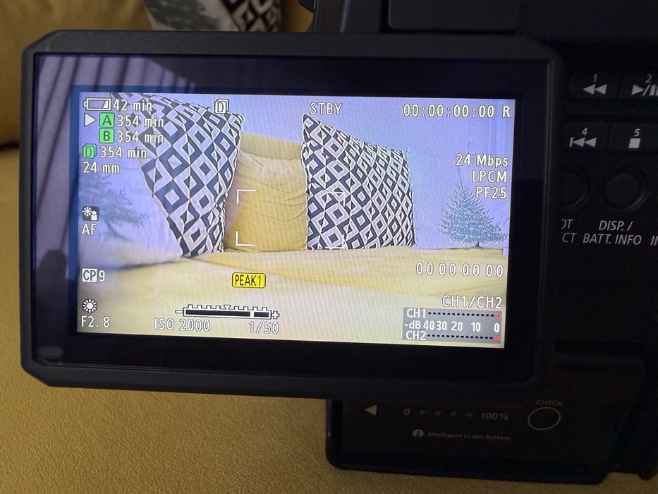 Canon C100 AF, cu obiective.