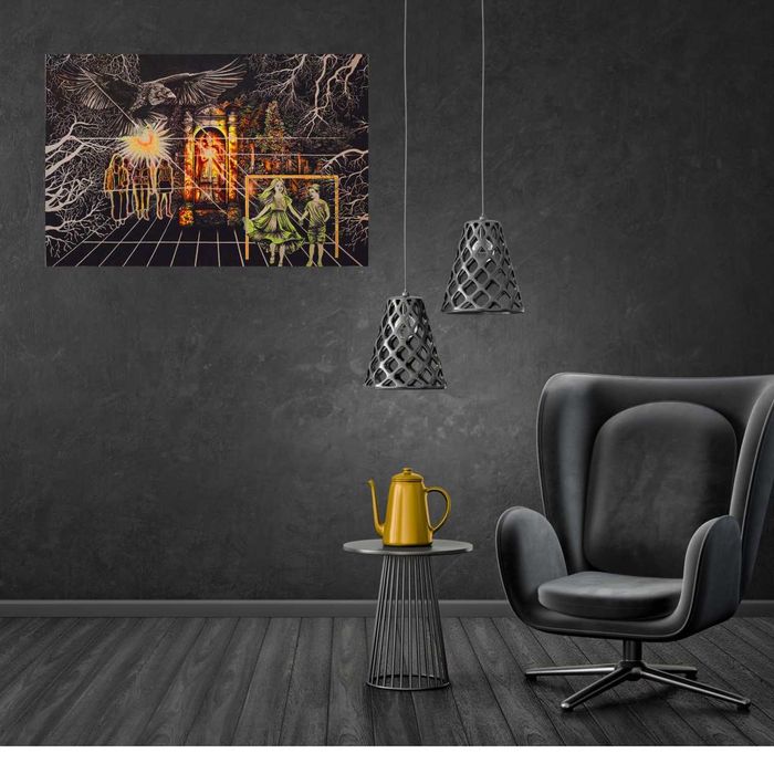 Авторская картина Квинтэссенция Души Реинкарнация