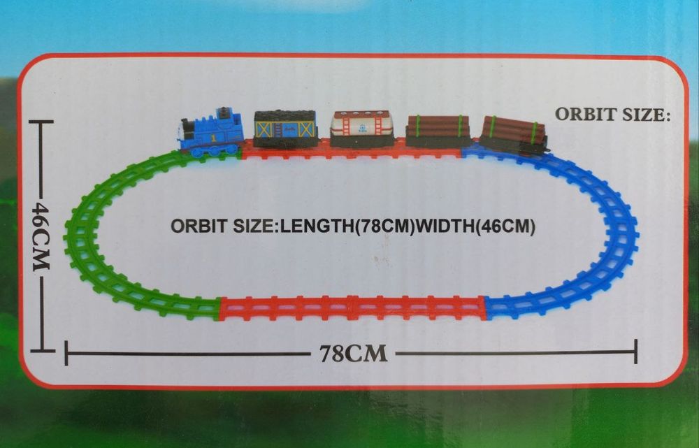 Железная дорога-конструктор Маленький Паровозик Томас поезд игрушка