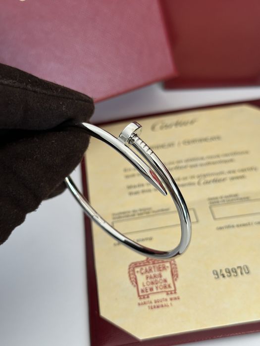 Brățară Cartier Juste un Clou 19 White Gold 750 cu Cutie