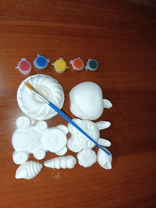 Bolalar va kattalar uchun gips o‘yinchoqlar!
4 ta o‘rtacha + 5 ta kich