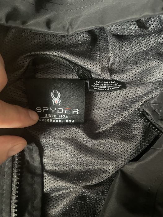Vand geaca ploaie Spyder, neagra marimea M