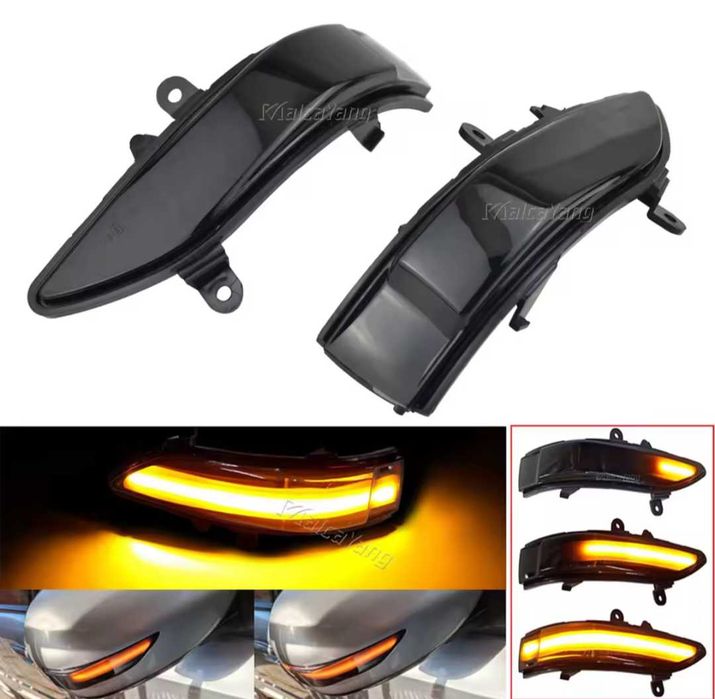 Динамични бягащи мигачи за огледалата за Subaru Forester Legacy субару