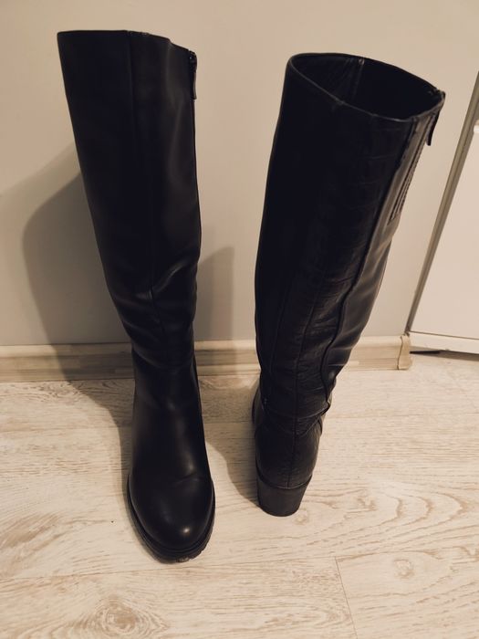 Дамски кожени ботуши размер 40/41