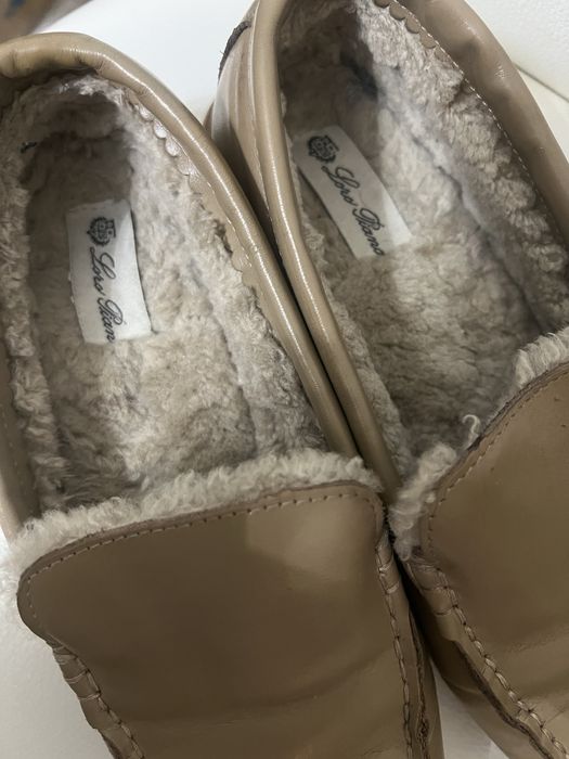 Обувь кожаная Loro Piano мех