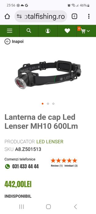 Mulinete Feeder KORUM ZELOS si Lanterna LEDLANSER MH 10