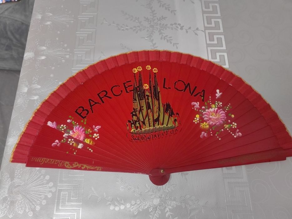 Evantai Barcelona suvenir