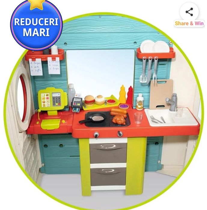 Casuta smoby chef house de lux