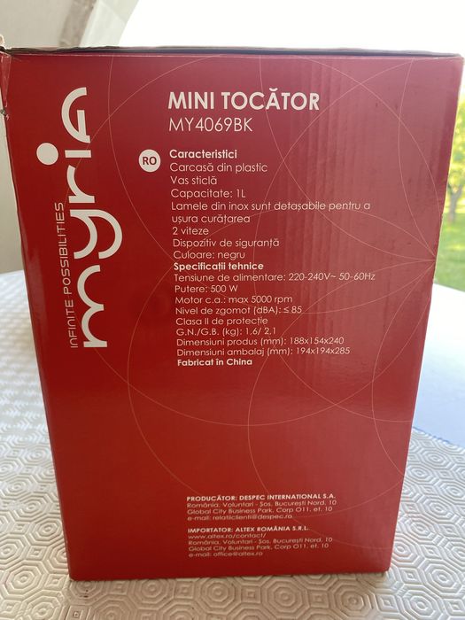 Mini tocator Myria