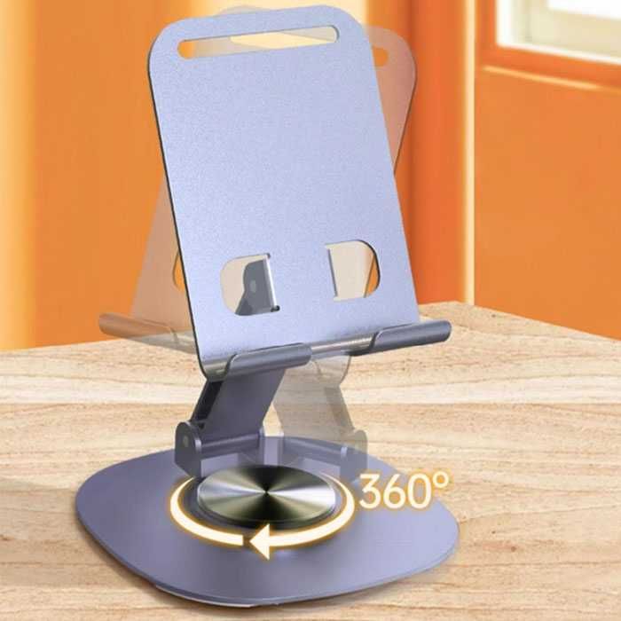 Метална Поставка за телефон, регулируема по височина, 360 завъртане