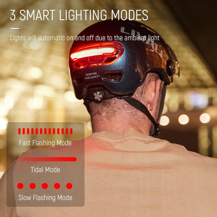 Интелигентна каска LIVALL L23 с визьор и LED осветителна система