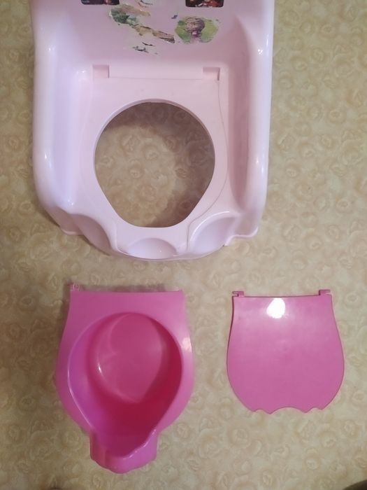Детский горшок розовый