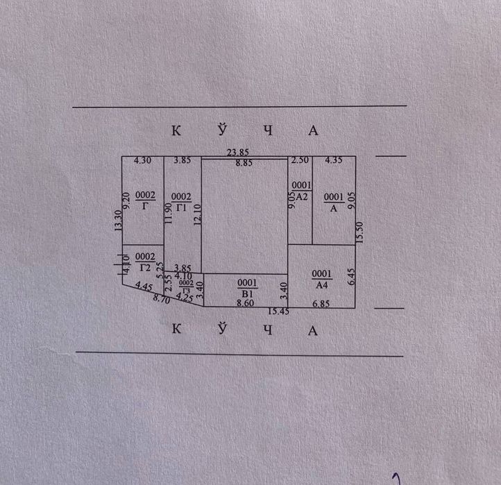 Олмазор т. Фаробий коча юзи 1линада 3,6сотих нежилой(жилой) учун жой