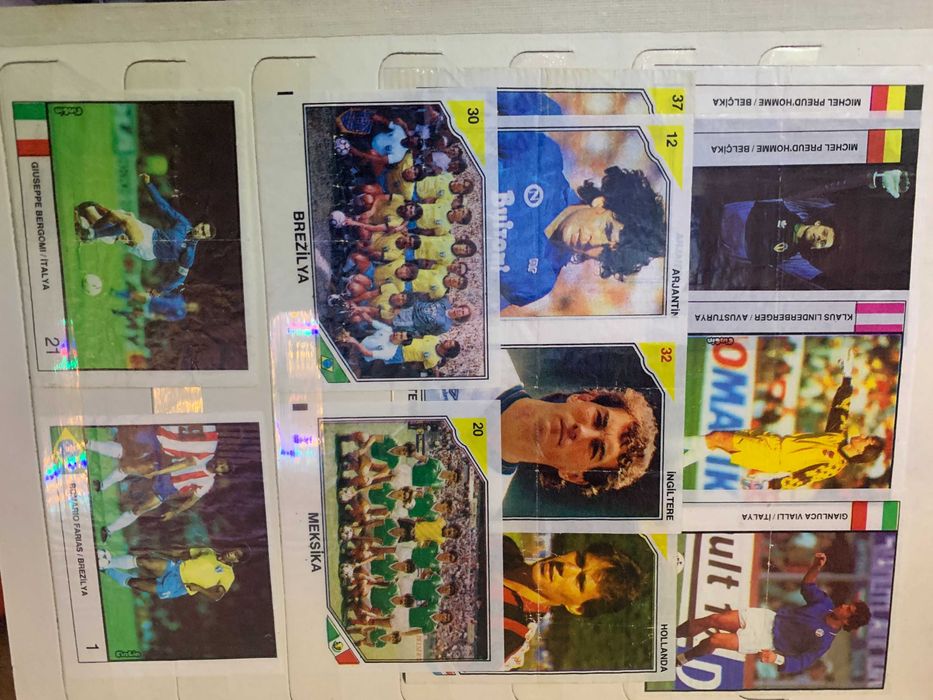 Campionat mondial de fotbal 1990 echipa ITALIA ANGLIA jucator surprize