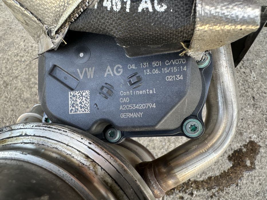 AGR/ЕГР + охладител VW Golf 7 ,Seat,Skoda,Audi 2.0tdi- 2015-