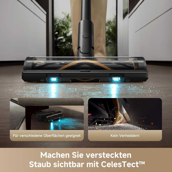 Вертикална безжична прахосмукачка Dreame Z10, 24 000 PA, 210 AW, Dust Vision