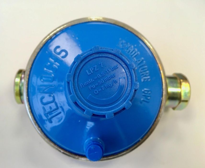 Regulator GPL 4 kg/h, 3/8 sau 1/2, joasa presiune cu olandez Tecnogaz