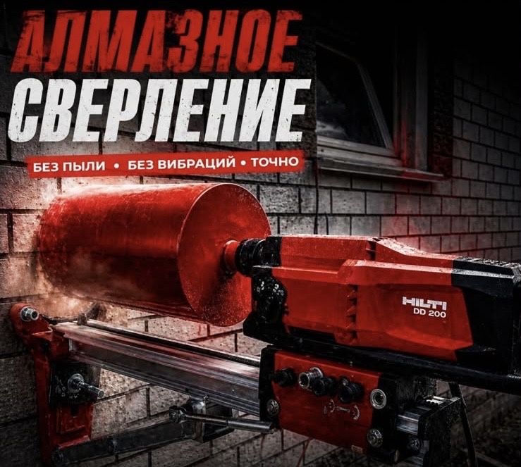 Алмазное сверление и бурение