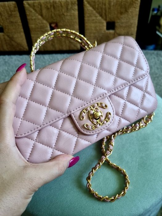 Geanta de piele Chanel