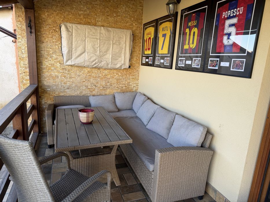 Set terasa  ratan sintetic