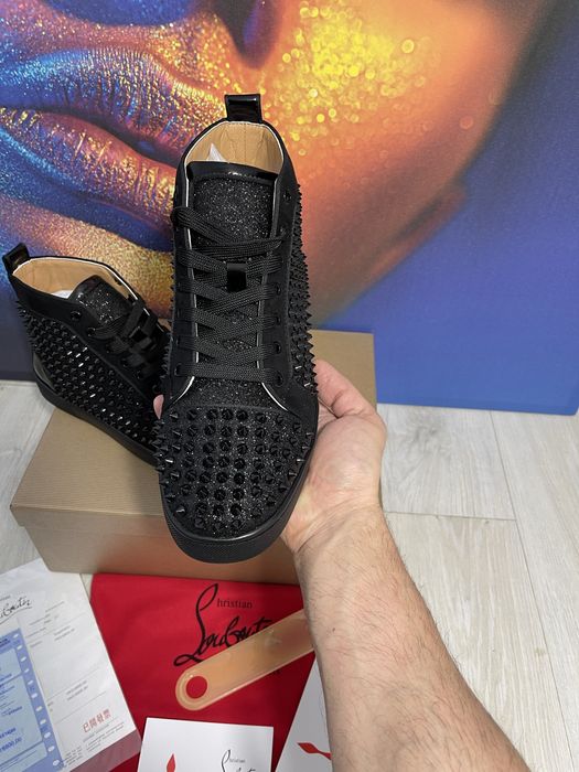 Adidasi Christian Louboutin piele naturala 100% Premium Full Box