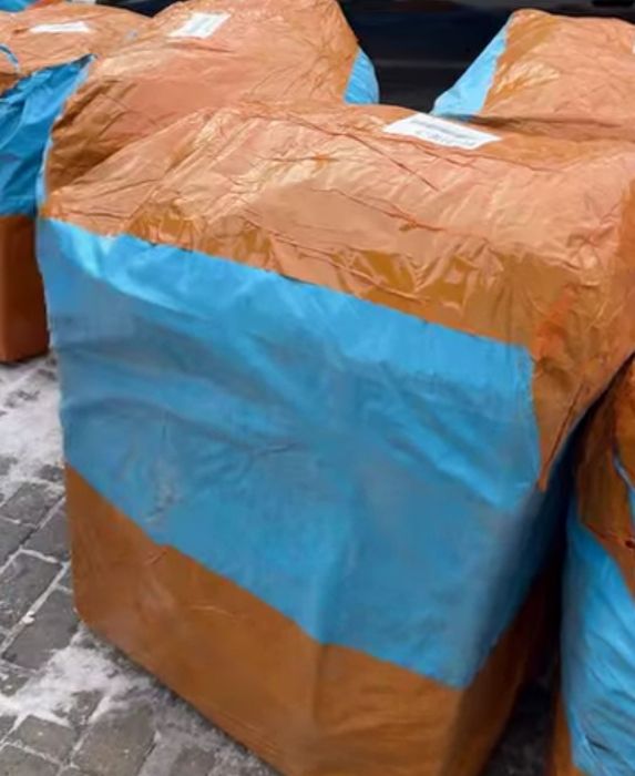 Большие синие мешки (биг бэги) б.у. без строп.