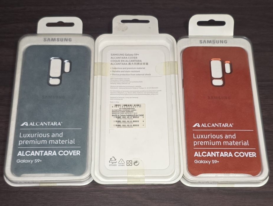 Husa originala Samsung Alcantara Cover Galaxy S9 Plus S9+ G965