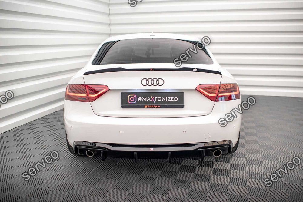Difuzor bara spate Audi A5 Coupe Sportback 8T 2011-2016 v38 - Maxton