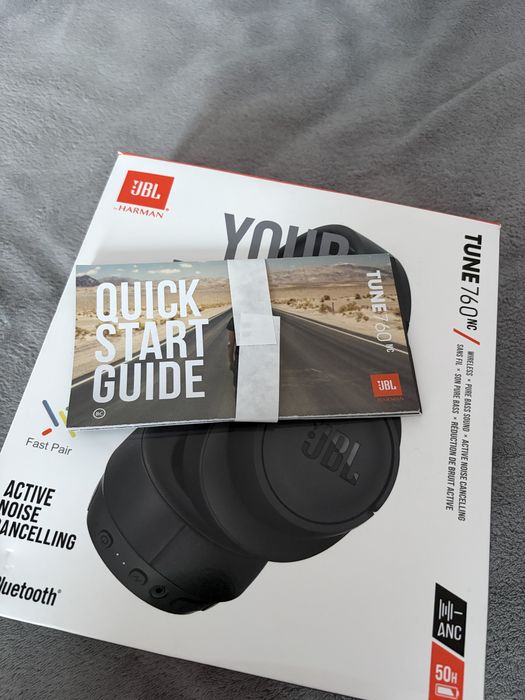 Безжични/Жични Слушалки JBL TUNE 760BT NC HARMAN нови без забележка sony audiotechnica