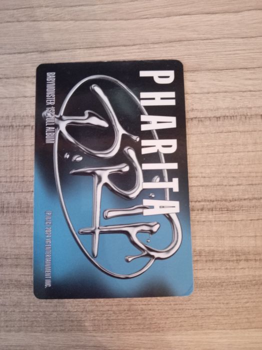 Pharita babymonster kpop official photocard