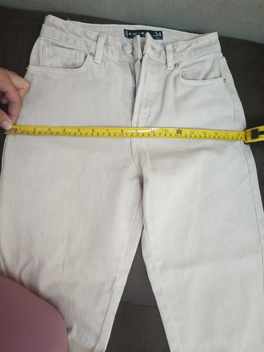 Пролет /есен дънки в бежаво