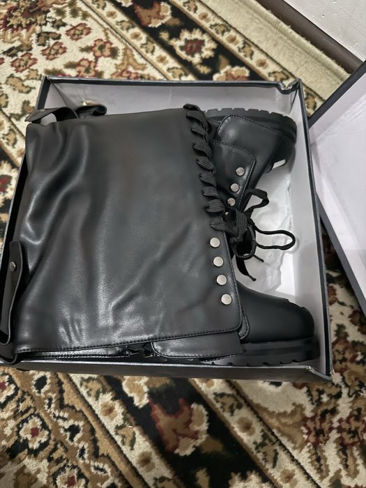 Зимний етік. Кожа мех