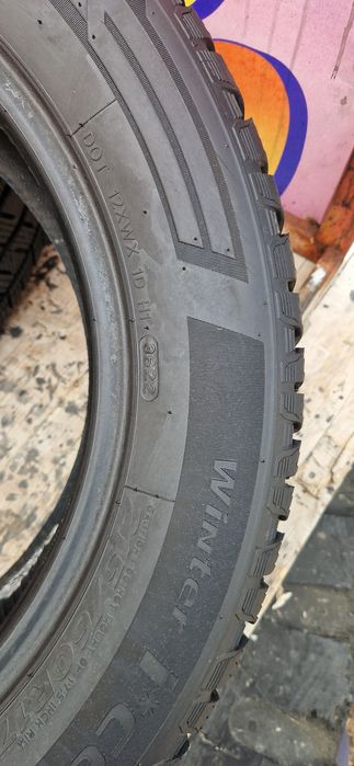 2 Anvelope Ca noi Hankook 215 60 R17C M+S . Dot 2022
