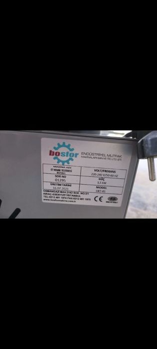 Arra gõsht suyak kesadigan apparat Turkiya Bosfor Arginal Professional