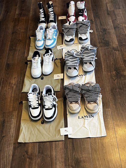 Lanvin, Bapesta, Jordan 1, Rick Owens