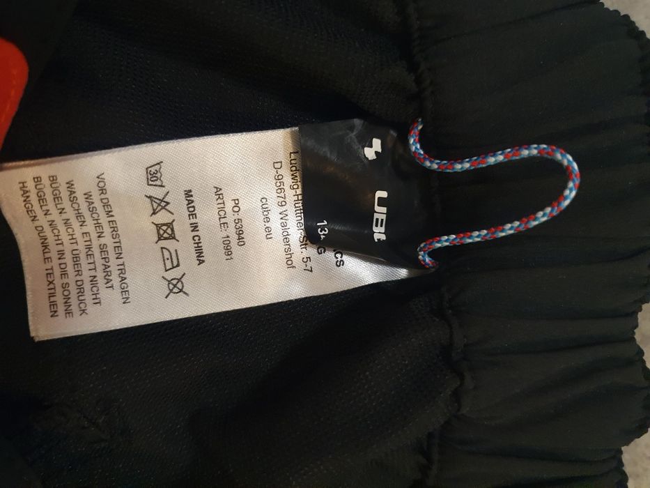 Set pantaloni ciclism Cube pt copii 134-140 cm