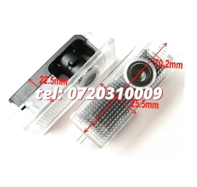Emblema Portiere Cu Logo Bmw Set 2 Buc Proiector 3d Cu Led