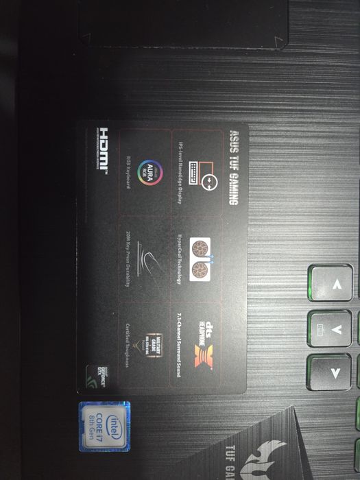 Laptop ASUS TUF Gaming FX705GE – i7 / GTX 1050 Ti / SSD – stare excelentă