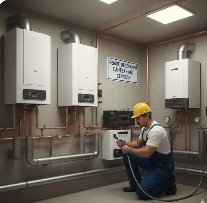 Сантехник Сантехника ремонт отопления. Профилактика чистка отопления.